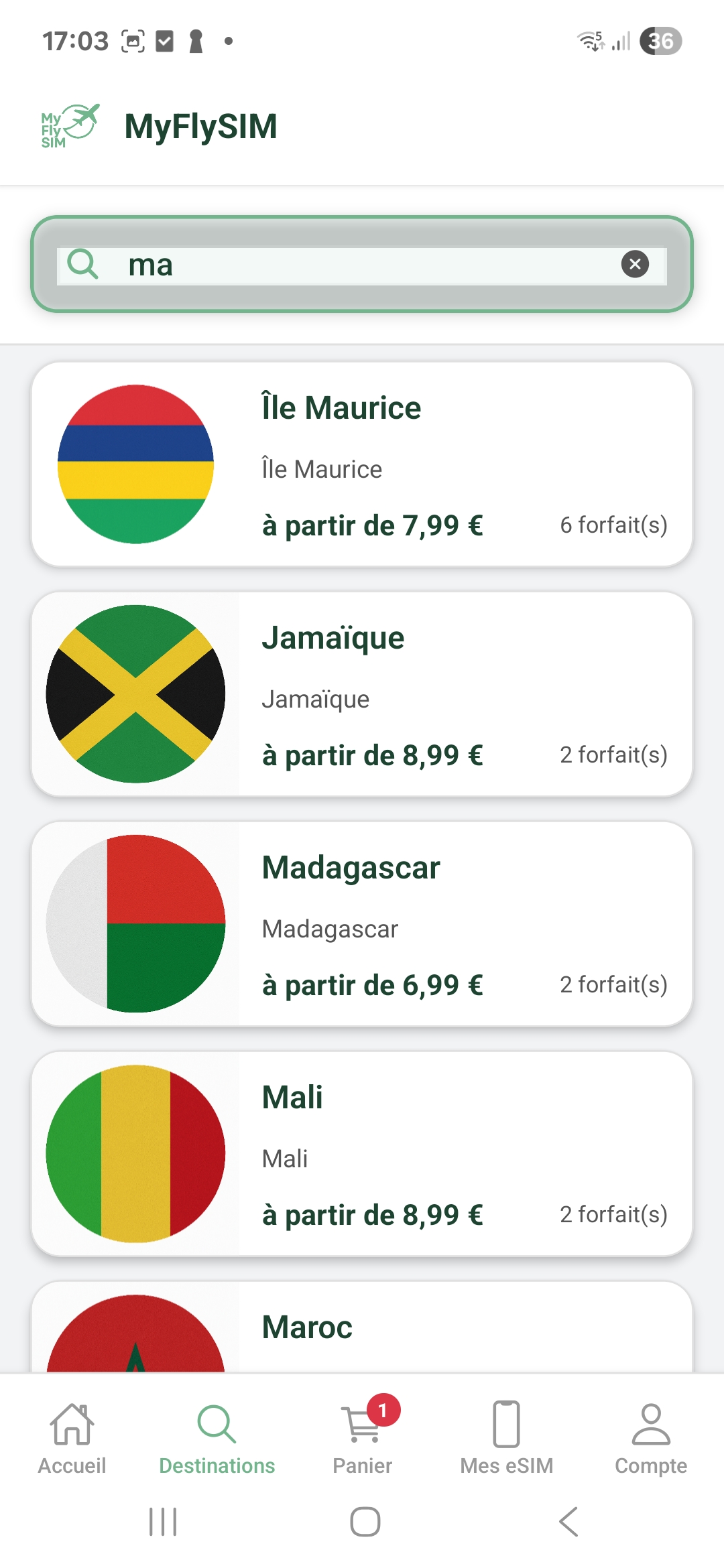 Recherche simplifiée